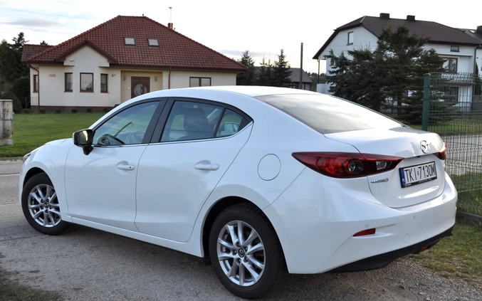 Mazda 3 cena 68800 przebieg: 90000, rok produkcji 2018 z Tarnobrzeg małe 781